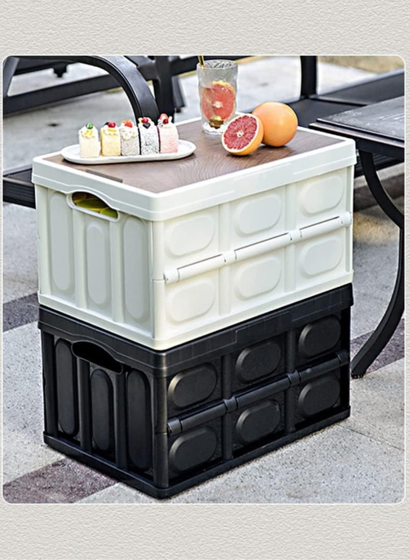 Outdoor Camping Storage Box with Flat Lid 30L - Image 5