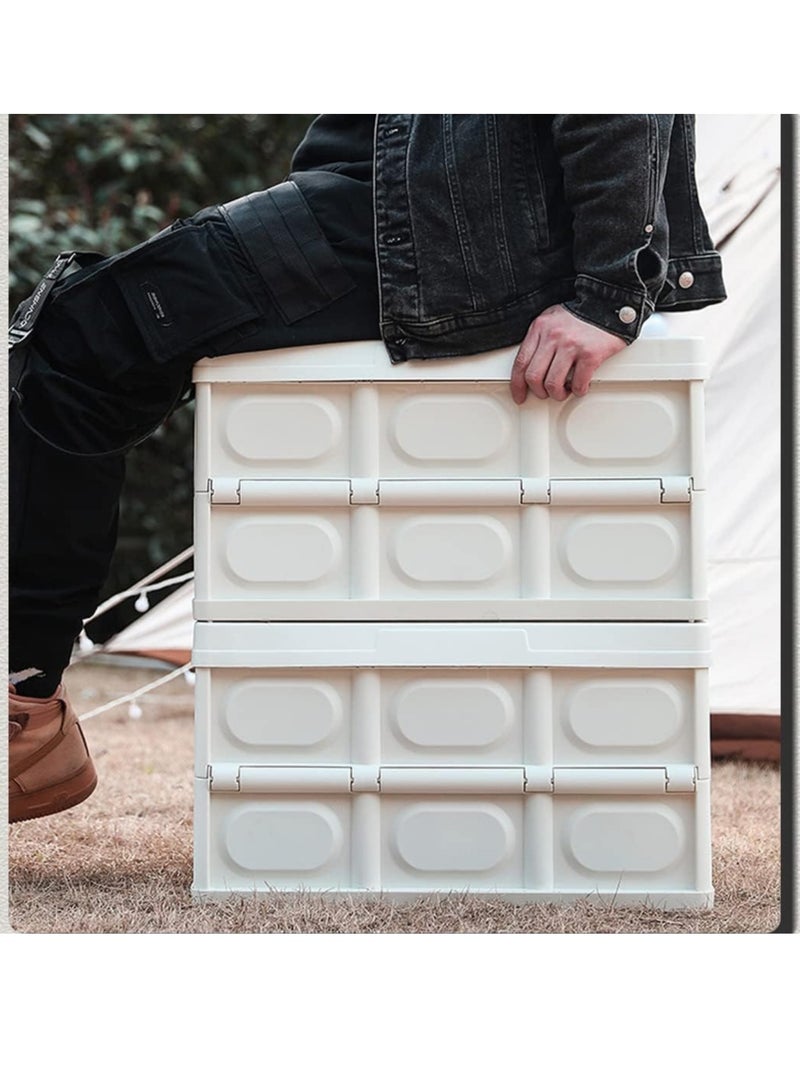 Outdoor Camping Storage Box with Flat Lid 30L - Image 4