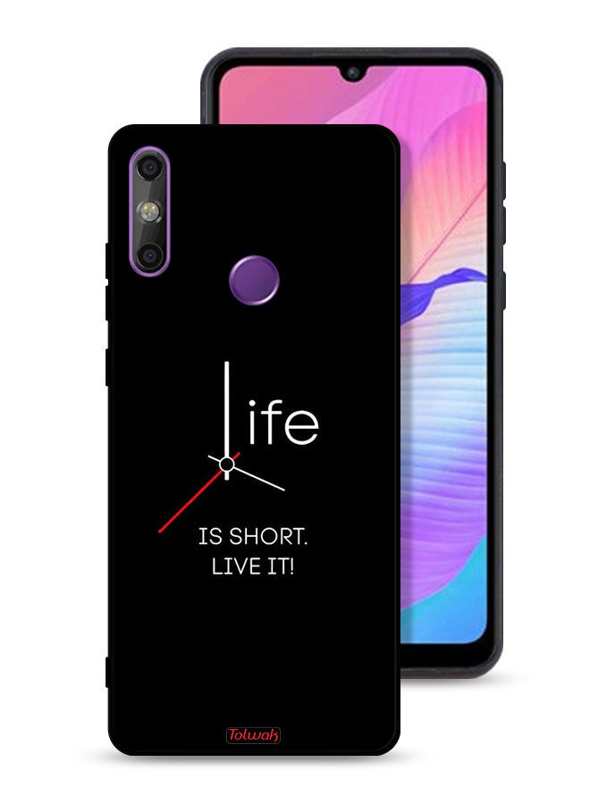 Tolwak Huawei Enjoy 20e Protective Case Cover Life Is Short Live It - Image 1