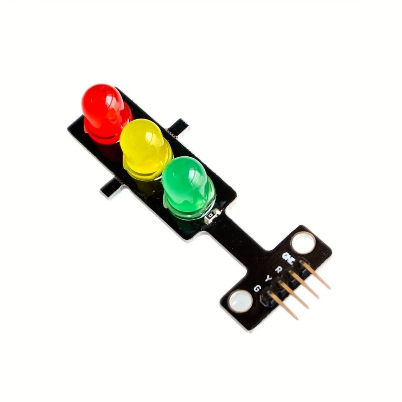 قطعتان من وحدة إشارة مرور LED حمراء وخضراء 5V إكسسوار روبوت - Image 4