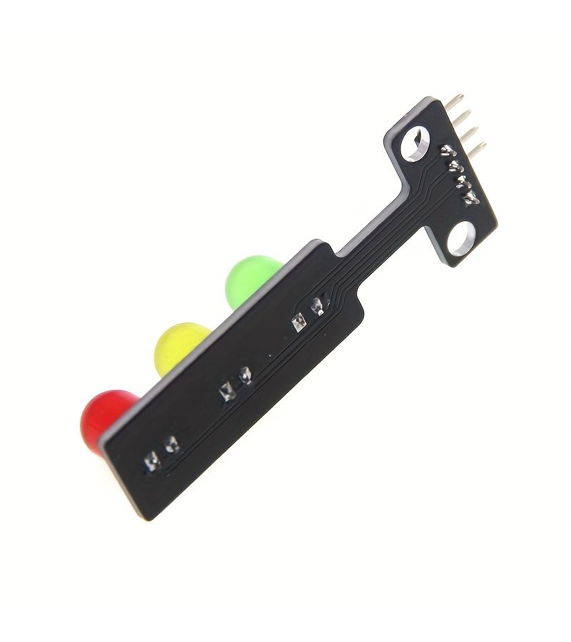 قطعتان من وحدة إشارة مرور LED حمراء وخضراء 5V إكسسوار روبوت - Image 5