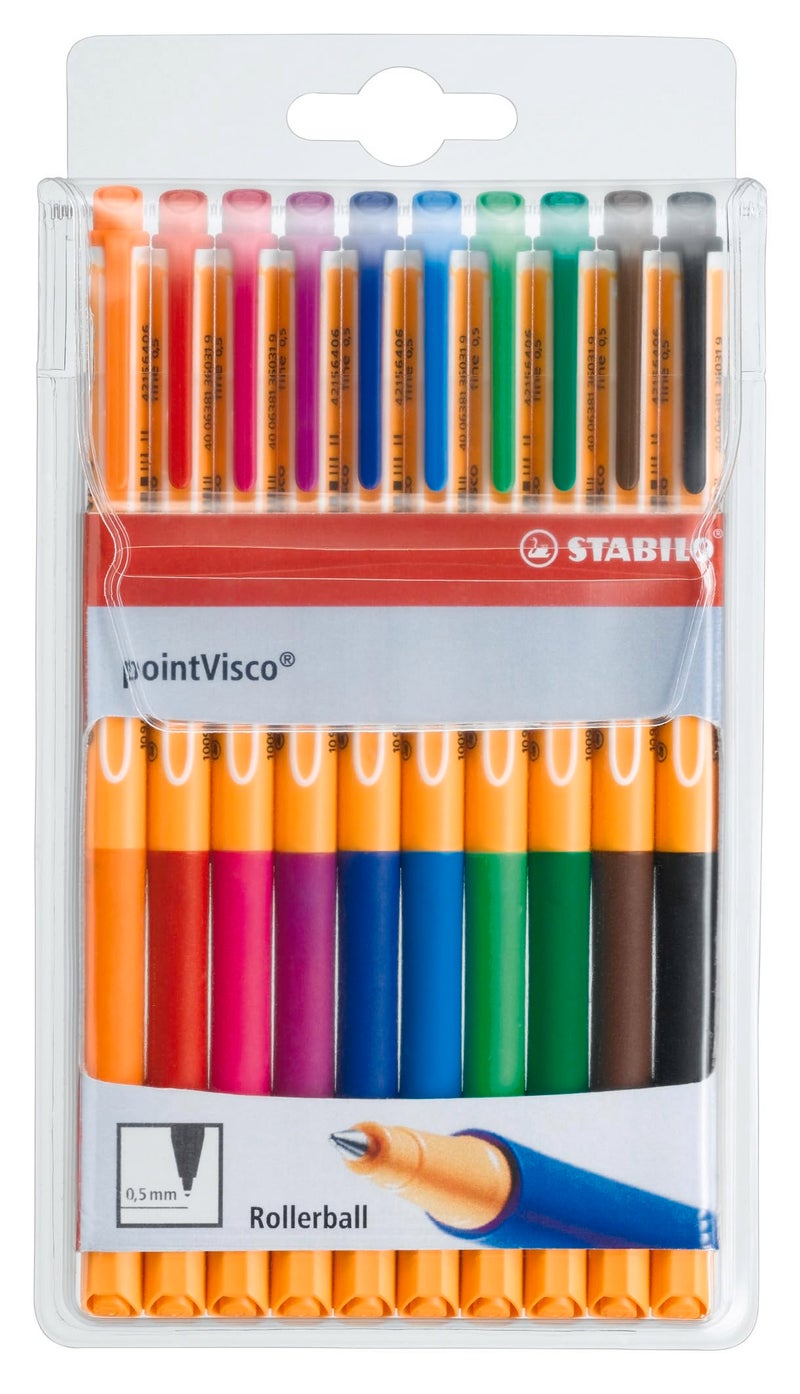 STABILO محفظة STABILO pointVisco، 10 ألوان، 2-4 - Image 1
