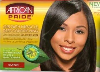 African Pride Olive Miracle Conditioning Anti Breakage NoLye Relaxer Super