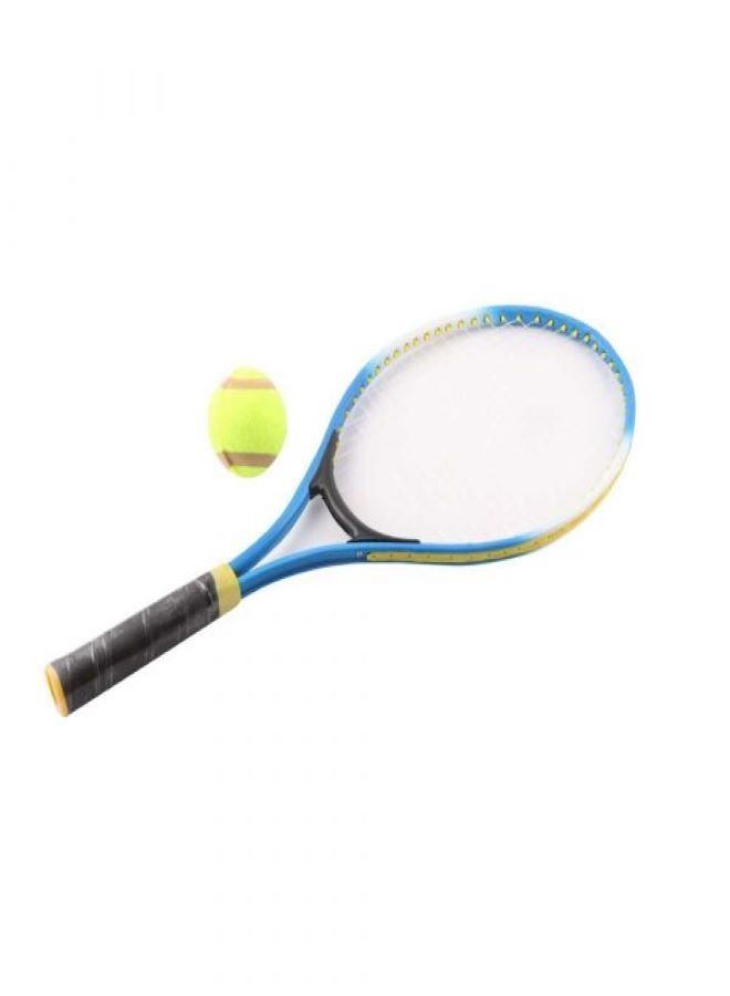 Generic 1-Piece Tennis Racket With Ball Set 52.3x22.3centimeter - Image 1