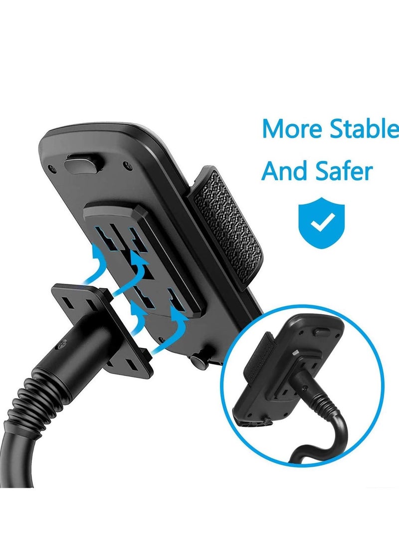 ELTRAZONE "Cup Holder Phone Mount – Universal Adjustable Gooseneck Car Mount Cradle for iPhone XS/XS Max/X/8/7 Plus, Galaxy & More" - Image 5