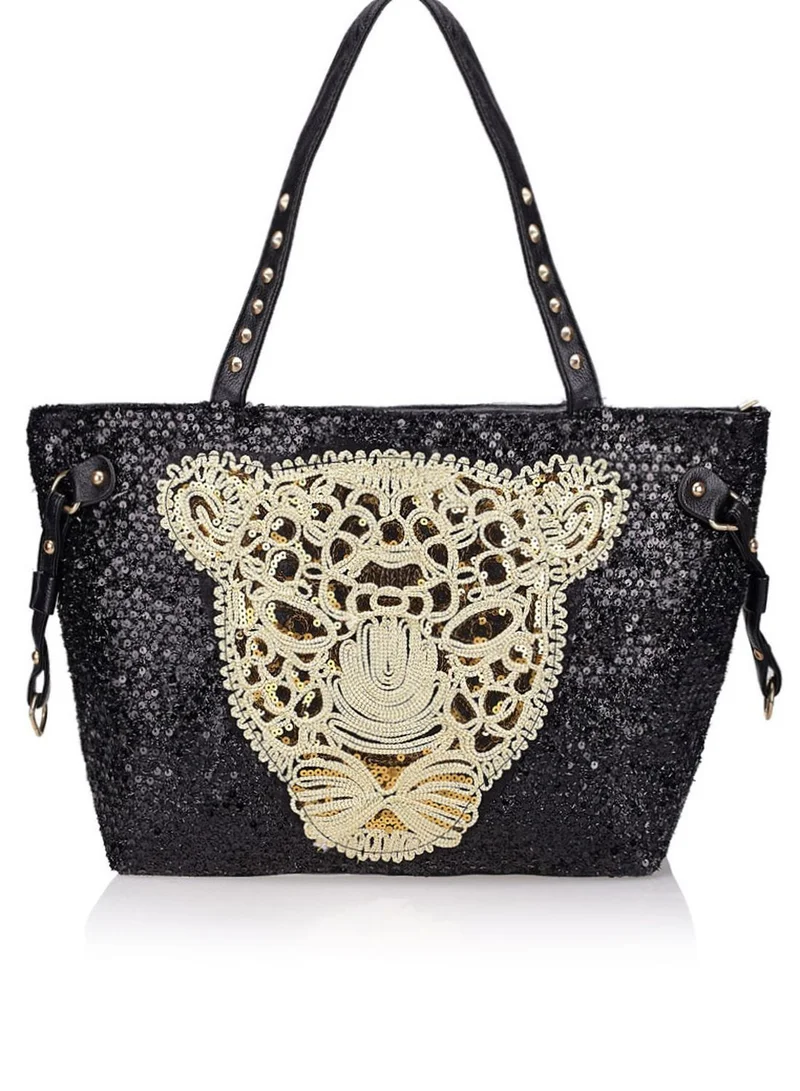 Ginger Sequin Shopper