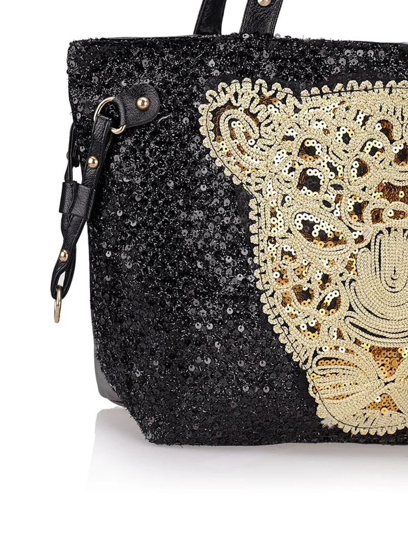 Ginger Sequin Shopper