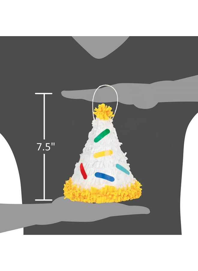 Unique Party 25626 Mini Party Hat Pinata Favour Decoration Multicolour - Image 3