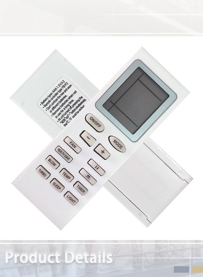 Gree Air Conditioner Remote Control YBOF2 Compatible with Gree AC Units Easy to Use - Image 2