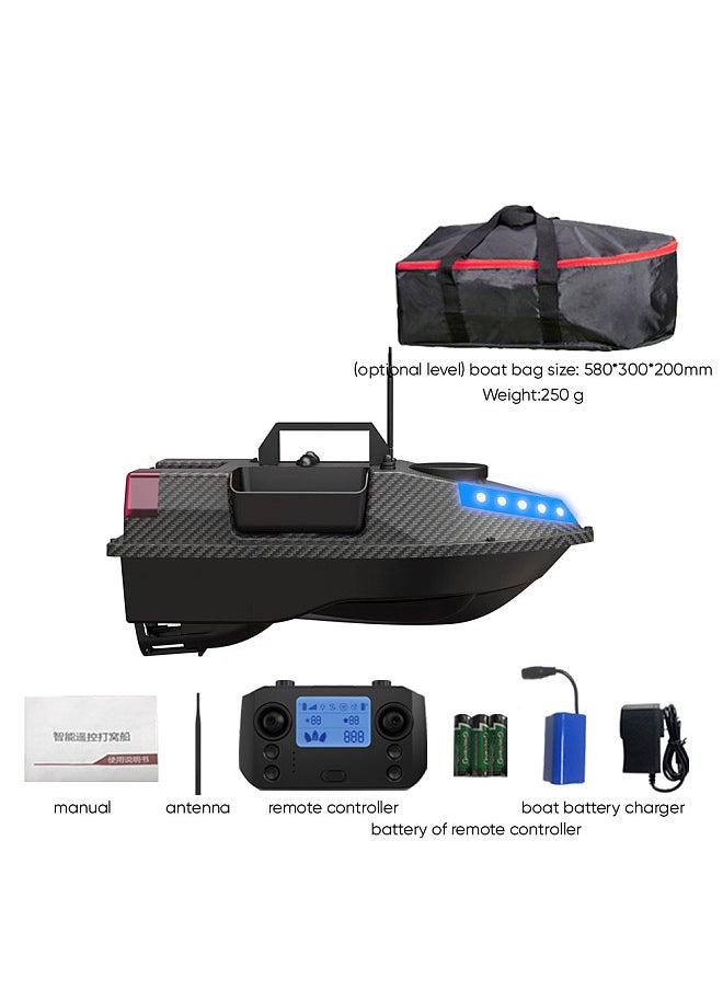 Generic GPS RC Bait Boat 600M Wireless Remote Control Fishing Bait Boat Fishing Feeder Boat with 3 Bait Containers  - Image 2