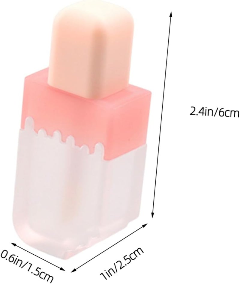 DOITOOL 10pcs Lip Gloss Tubes for Women Transparent Lip Glaze Containers Mini Gloss Bottles for Makeup Supplies and Cosmetic Samples - Image 2