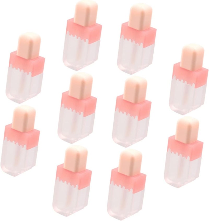 DOITOOL 10pcs Lip Gloss Tubes for Women Transparent Lip Glaze Containers Mini Gloss Bottles for Makeup Supplies and Cosmetic Samples - Image 1