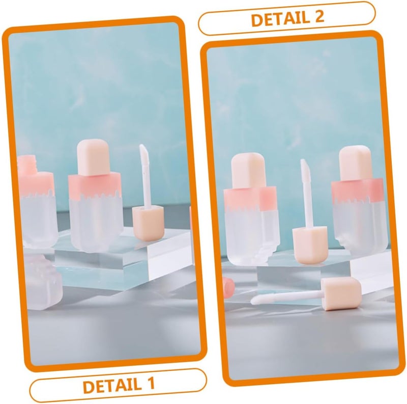DOITOOL 10pcs Lip Gloss Tubes for Women Transparent Lip Glaze Containers Mini Gloss Bottles for Makeup Supplies and Cosmetic Samples - Image 5