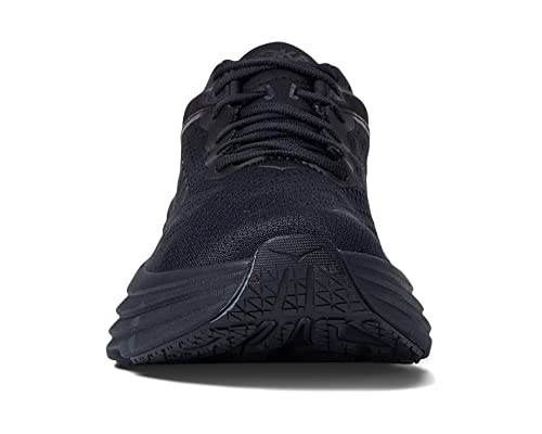 HOKA Women's Bondi 8 Sneaker, Black Monochrome, 7 - Image 4