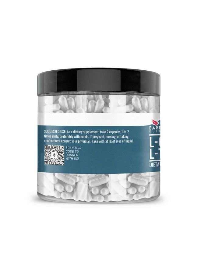 Earthborn Elements L-Carnitine Tartrate, 200 Capsules, No Magnesium or Rice Fillers, No Additives, Gluten-Free, Undiluted - Image 2