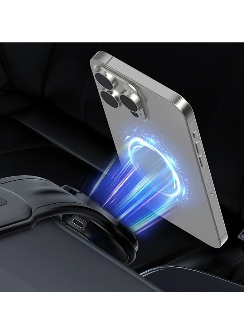 Recci - Recci RHO-C41 Magnetic wireless charging car holder - Image 1
