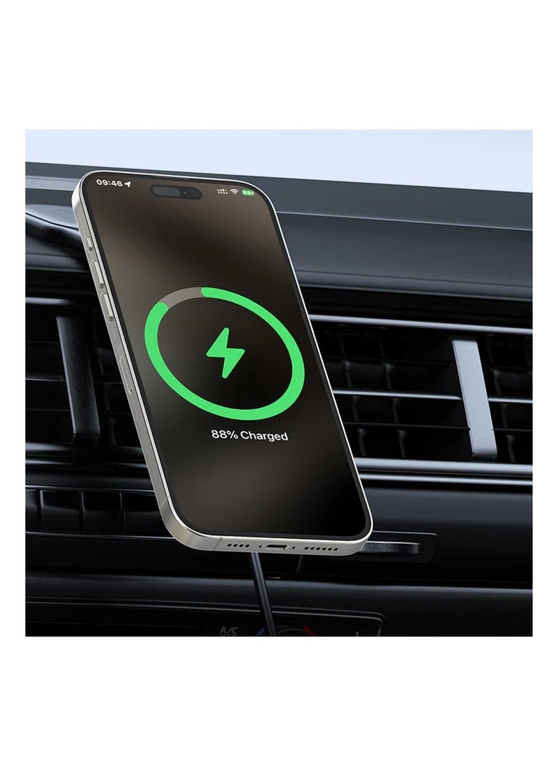 Recci - Recci RHO-C41 Magnetic wireless charging car holder - Image 1