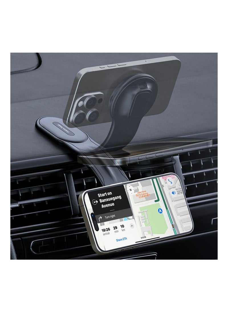 Recci - Recci RHO-C41 Magnetic wireless charging car holder - Image 1