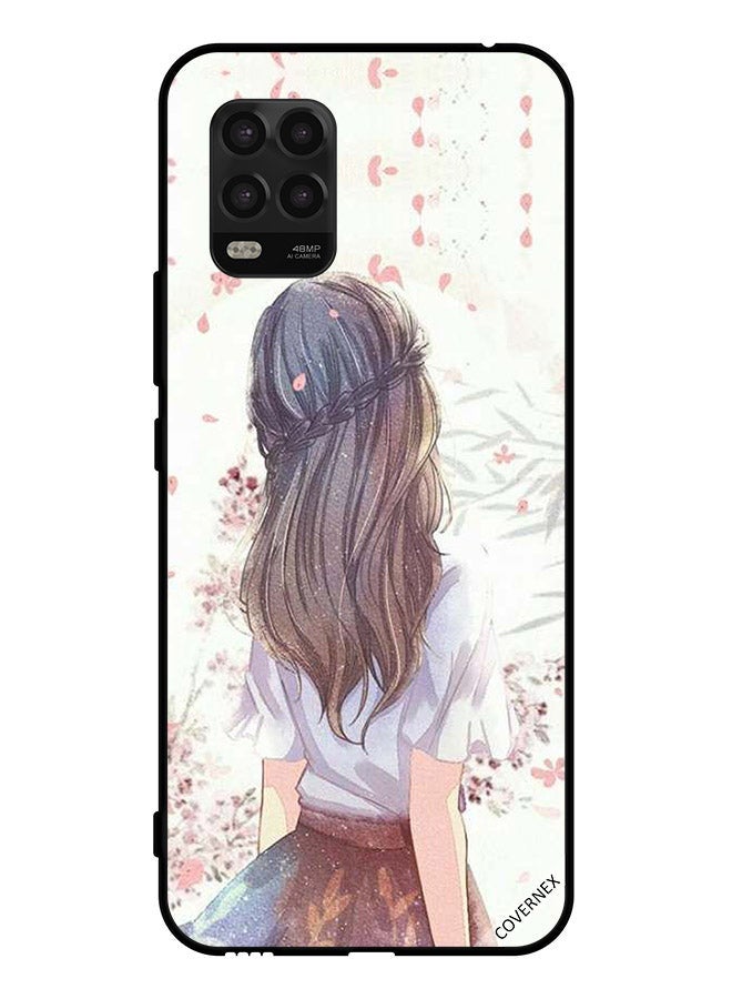 Covernex Protective Case Cover For Xiaomi Mi 10 Lite 5G Cute Girl In Deep Thinking - Image 1