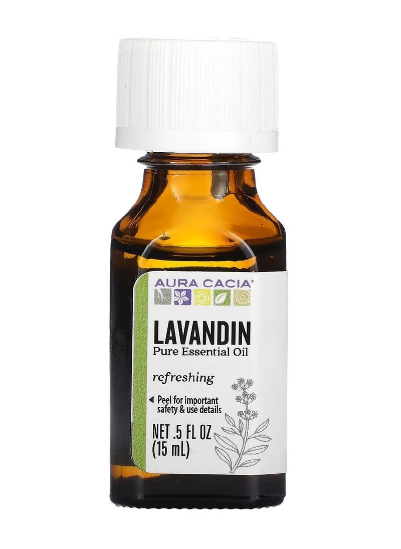 Aura Cacia Pure Essential Oil Lavandin 15 ml  - Image 1