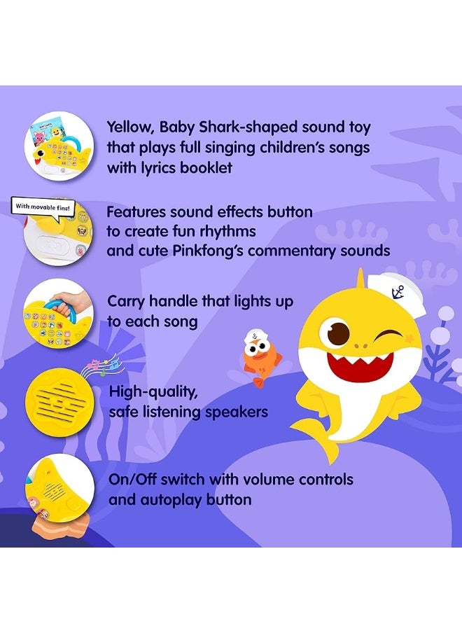 Pinkfong - Baby Shark Melody Pad Sound Pad | Baby Shark Toys, Baby Shark Books | Learning & Education Toys | Interactive Baby Toys for Toddlers 1-3 | Gifts for Boys & Girls - Image 1