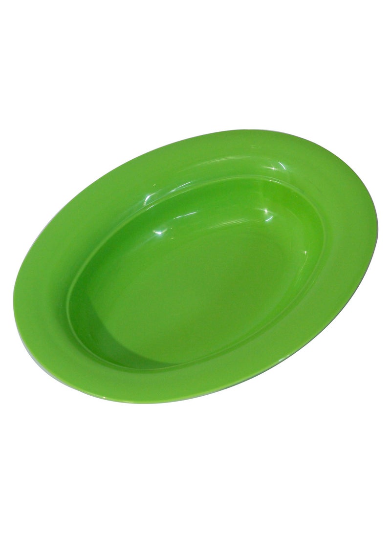 Plastic Serving Platter 12pcs Green - Image 2