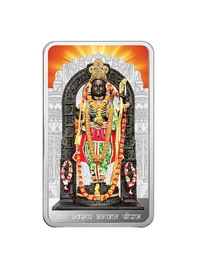 KHUSHBOO JEWELS MMTC - PAMP 50 GRAMS 999 SILVER RAM LALLA BAR - Image 2