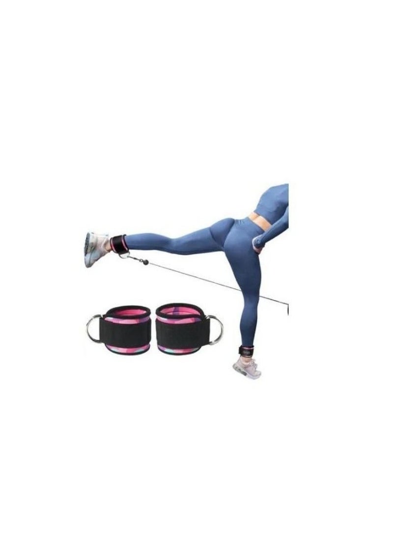 Rock Pow - Fitness Padded Ankle Straps for Cable Machines for Kickback - Image 1