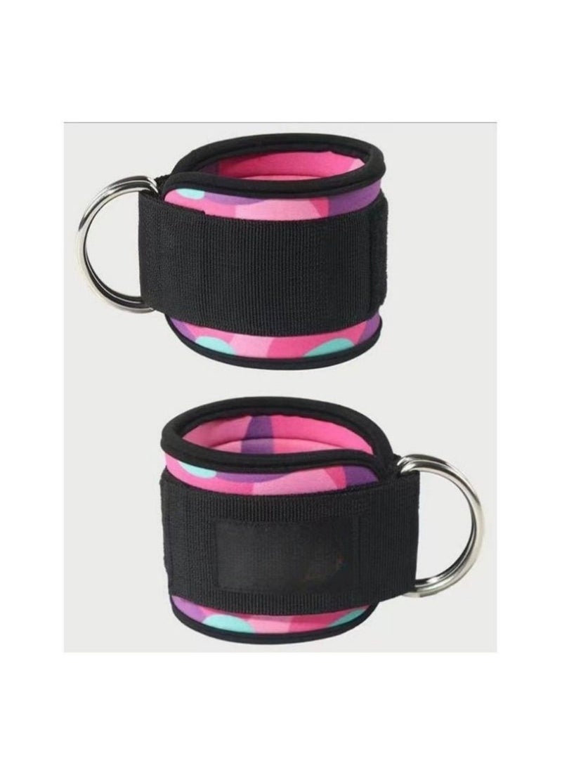 Rock Pow - Fitness Padded Ankle Straps for Cable Machines for Kickback - Image 1