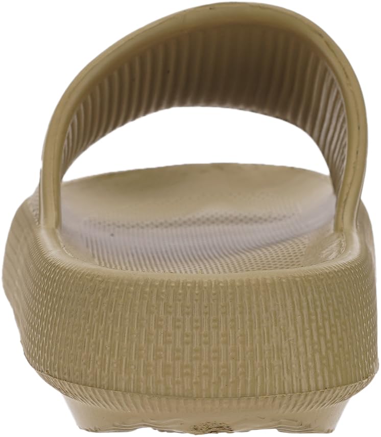 BRONAX Pillow Slippers for Women and Men | House Slides Shower Sandals | Cushioned Thick Sole 39-40 Olive Green - Image 4