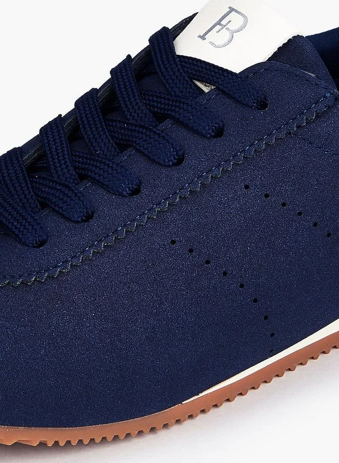 Flora Bella By Shoexpress BLUE Flora Bella Women Lace-Up Ankle Sneakers for Women | Best Price UAE