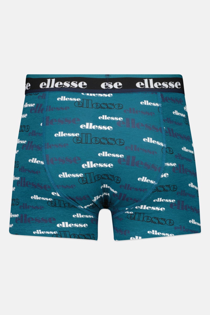 Ellesse Men 3 Pcs Brand Logo Pull On Trunks, Multicolor  - Image 2