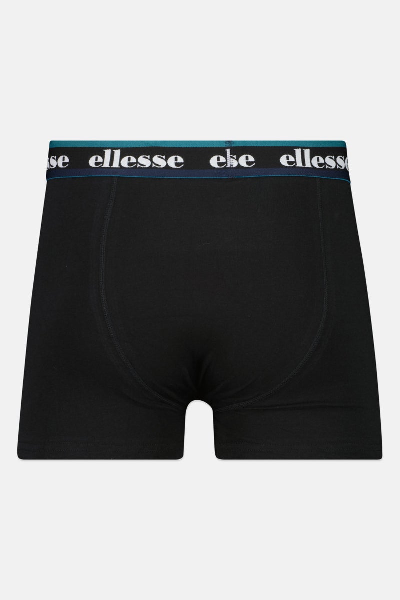 Ellesse Men 3 Pcs Brand Logo Pull On Trunks, Multicolor  - Image 4