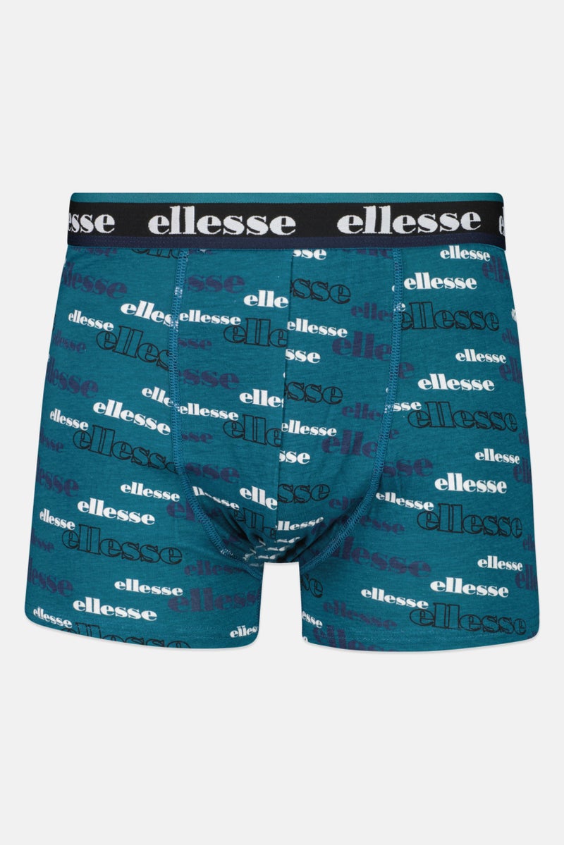 Ellesse Men 3 Pcs Brand Logo Pull On Trunks, Multicolor  - Image 5