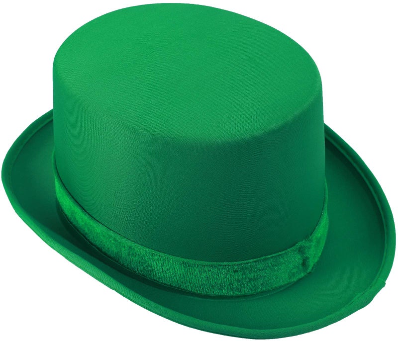 Funny World St. Patrick's Day Green Top Hat - Image 3