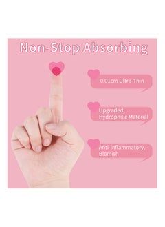 SYOSI Heart-Shaped Pimple Patches for Acne Treatment, Love Heart Acne Spot Patches Pimple Solution Pink Love Heart Patches Spot Patches  with Niacinamide and Hyaluronic Acid for Moisturizing, Blemish Spot  - Image 3