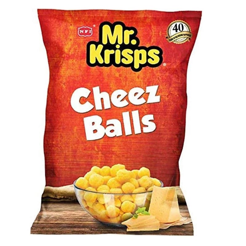Mr Krisps Cheese Flavored Cheez Balls- 15gms