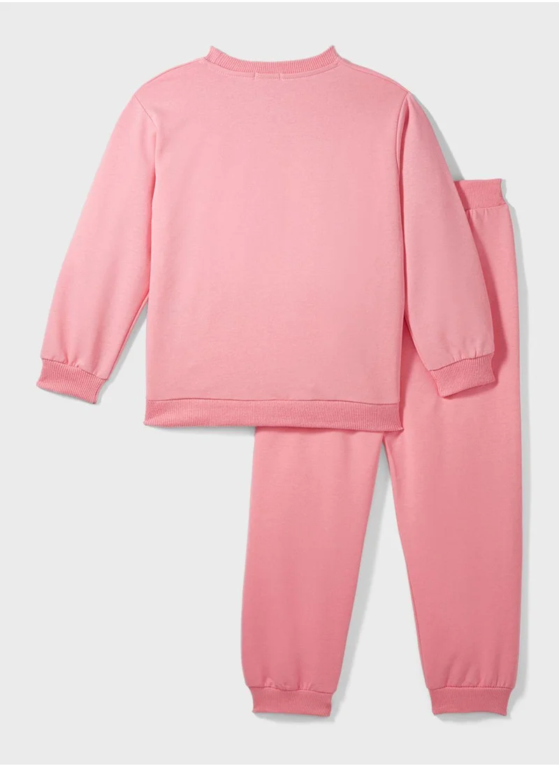 جون Kids Ruffled Tracksuit Set