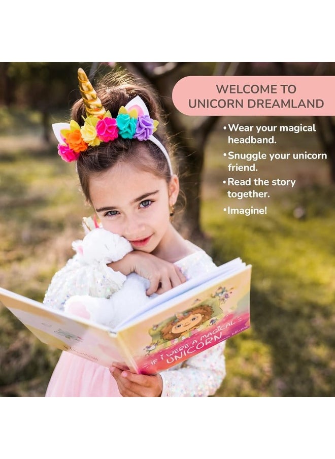 Tickle & Main Tickle & Main Magical Unicorn Gift Set, 3-Piece Set, Unicorn Stuffed Animal for Girls 2 Years Old and Above  - Image 1