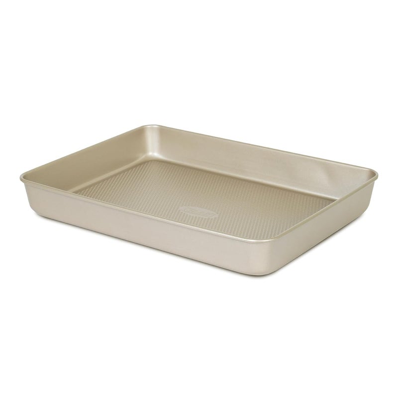 Glad Baking Pan Nonstick Oblong Metal Dish for Cake and Lasagna Heavy Duty Carbon Steel Bakeware Medium - Image 2