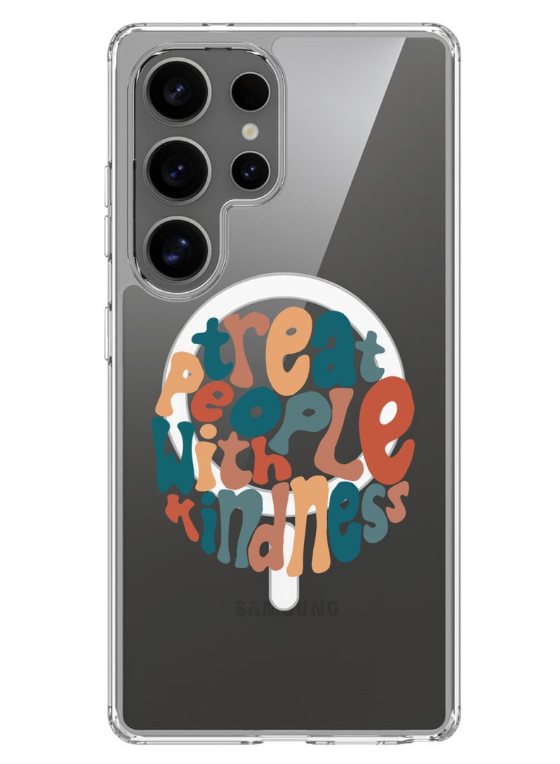 Theodor Magnetic Case for Samsung Galaxy S25 Ultra 6.9-inch Compatible with MagSafe Wireless Charging, Shockproof Phone Bumper Cover TPWK-01 - Image 1