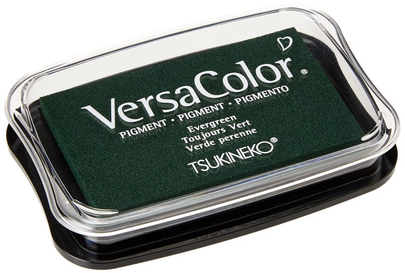 Tsukineko VC029 Versacolor Evergreen Ink Pad, 4 x 4 cm - Image 1