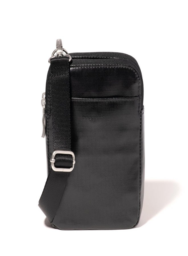 Baggallini Modern Take Two RFID Crossbody - 5"x7" Lightweight Small Phone Wallet Crossbody Bag - Nylon Travel Purse - Image 1