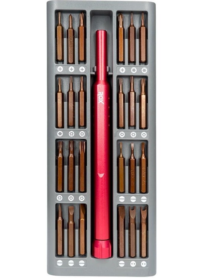 ROX 0157 Magnetic Electronics Precision Screwdriver Set 49 Pieces  - Image 1