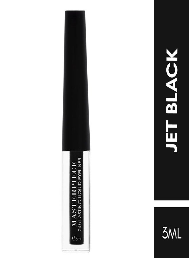 Million Colors Masterpiece Liquid Eyeliner | Matte Waterproof Color Eyeliner | Quick Dry Smudge Proof | Long Lasting Eye Makeup | Jet Black | 3 ml - Image 2