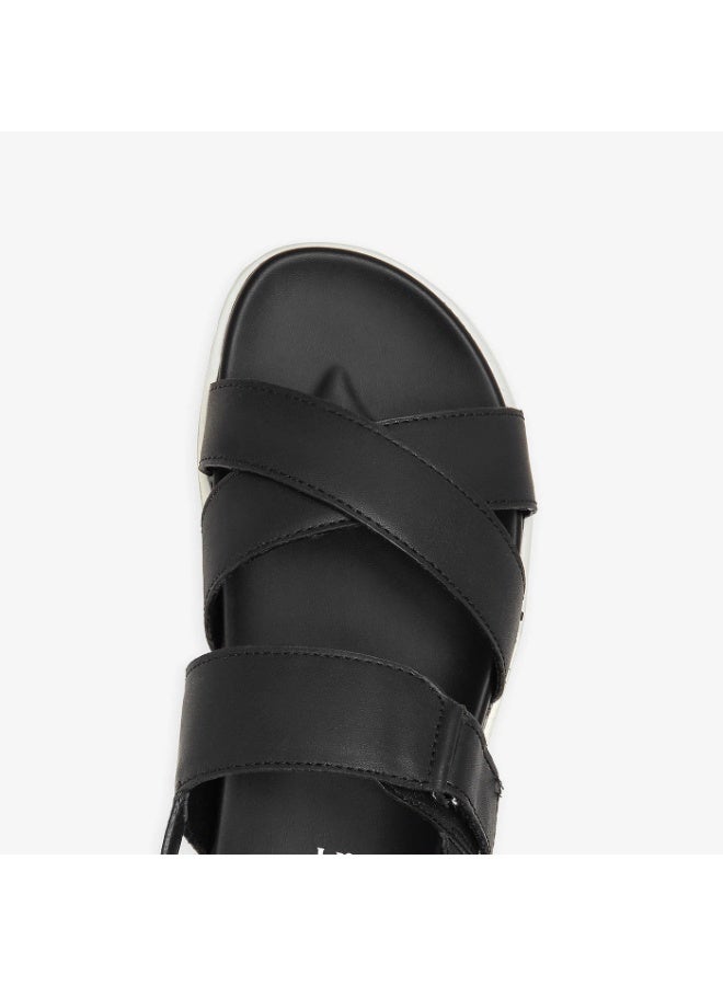 نديور صندل رجالي NDURE Air Steps | نعل داخلي من الجلد الصناعي المتين مع رغوة سحابية | نعل خارجي خفيف من EVA، أصابع دائرية، مريح طوال اليوم - Image 3