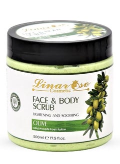 LINAROSE Olive Face & Body Scrub - 500ml  - Image 1