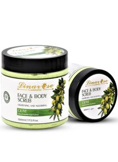 LINAROSE Olive Face & Body Scrub - 500ml  - Image 2