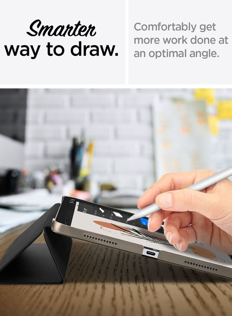 Spigen Liquid Air Folio for iPad 10th Generation (2022) 10.9 inch Case Cover - Black - Image 5