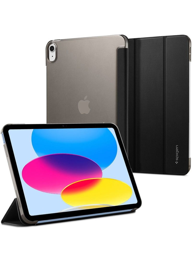 Spigen Liquid Air Folio for iPad 10th Generation (2022) 10.9 inch Case Cover - Black - Image 1